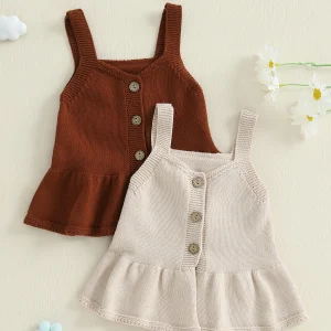 Girl Sweater Vest Warm Winter Outfit