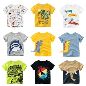 Children Boys Clothing Printed T-Shirts 2-8 Year.