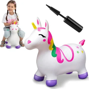 JOYFY Kids Bouncy Unicorn Horse.