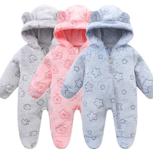 Soft Newborn Baby Clothes Flannel 0-12M.