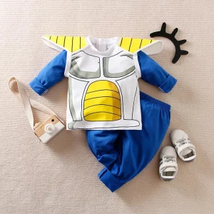 Baby Anime Set Long Sleeved Pants.
